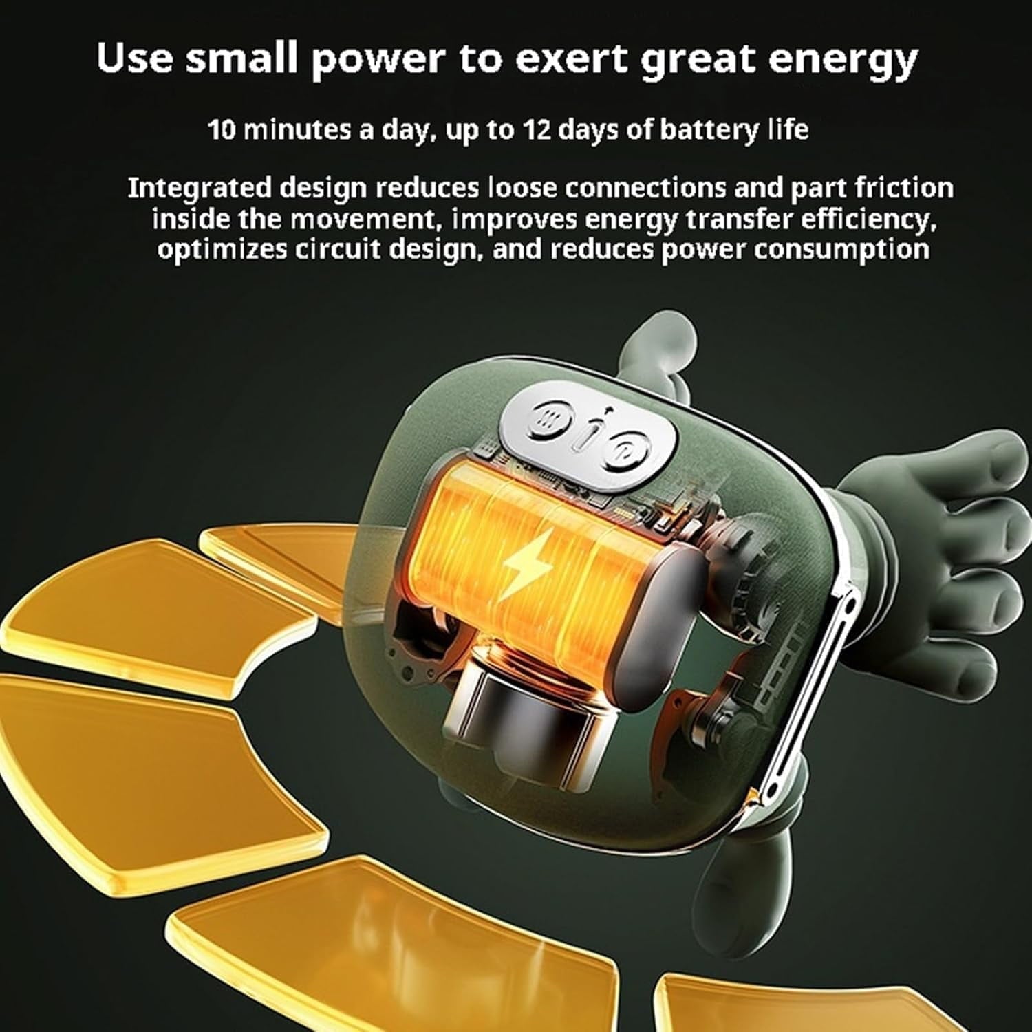 Neck and Back Massager, 3 Massage Mode, 2 Heat Function, Heated Neck & Shoulder Massager, Simulated Human Hand Design, for Necks, Back, Legs Etc (1 Pc)