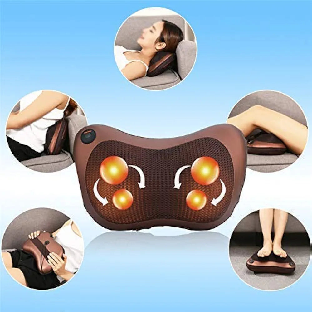Electronic Neck Cushion Full Body Massager with Heat for pain relief