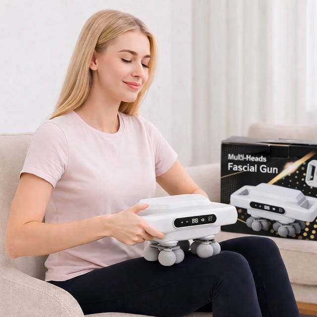 Powerful 18-Head Deep Tissue Massage Machine for Full Body Pain Relief