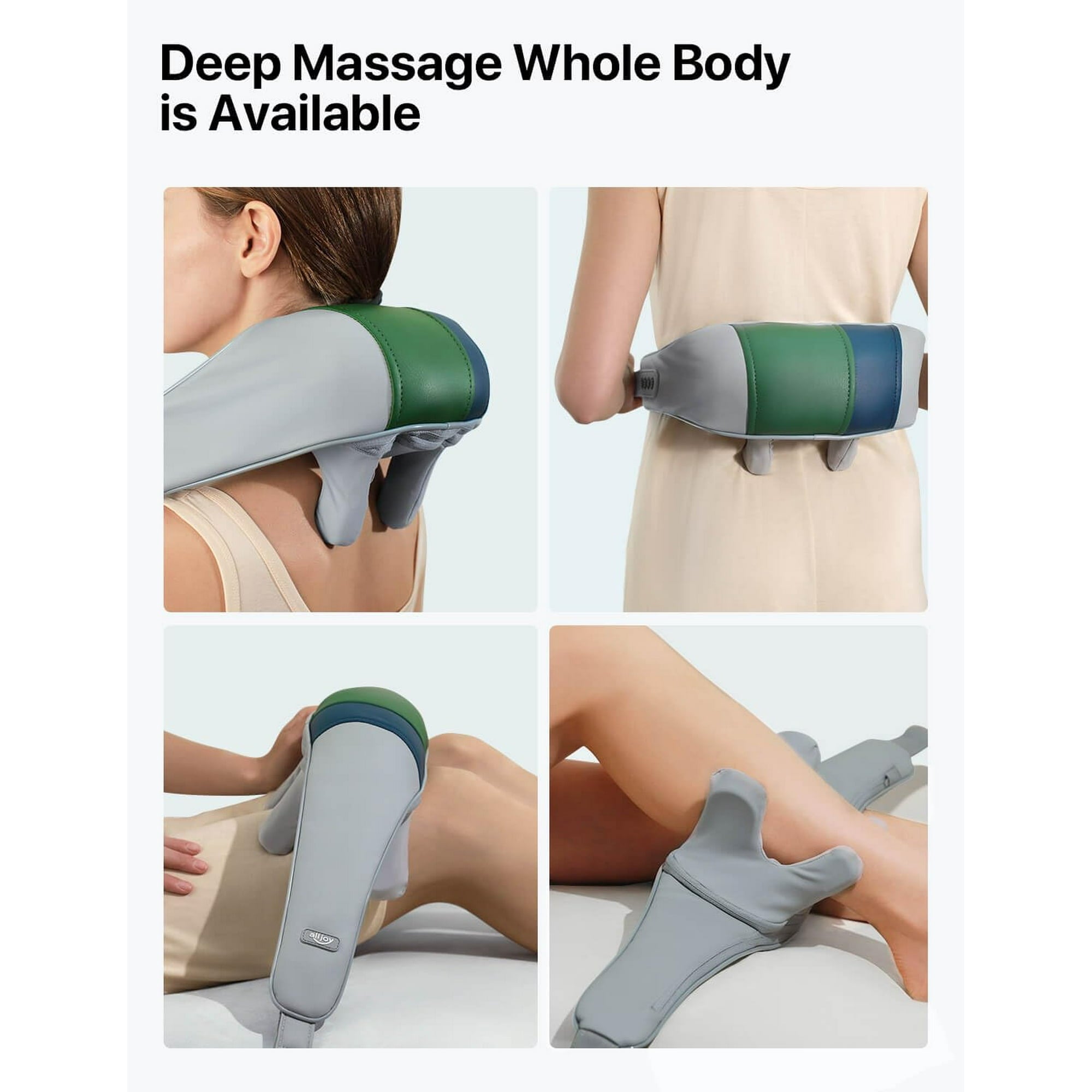 Neck Massager with Heat, Wireless Shiatsu 4D Experts Knet Neck Massager