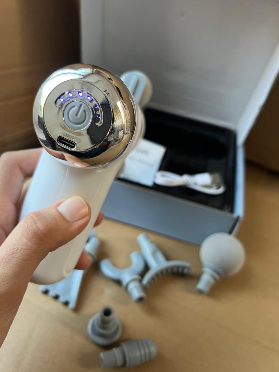 Triple‑Head Deep‑Tissue Fascia Gun | High‑Speed Muscle Massage Gun for Recovery & Therapy