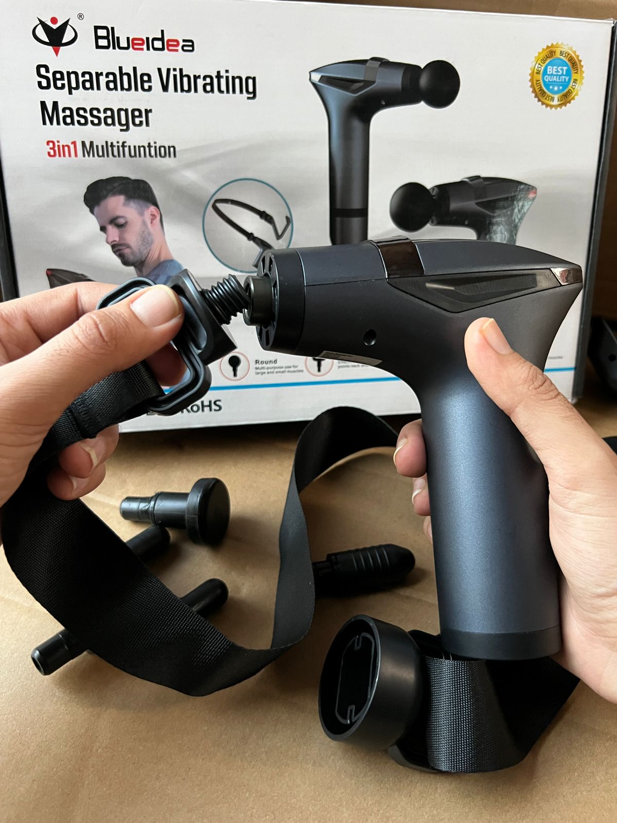 Blueidea Separable Vibrating Massager BLD638