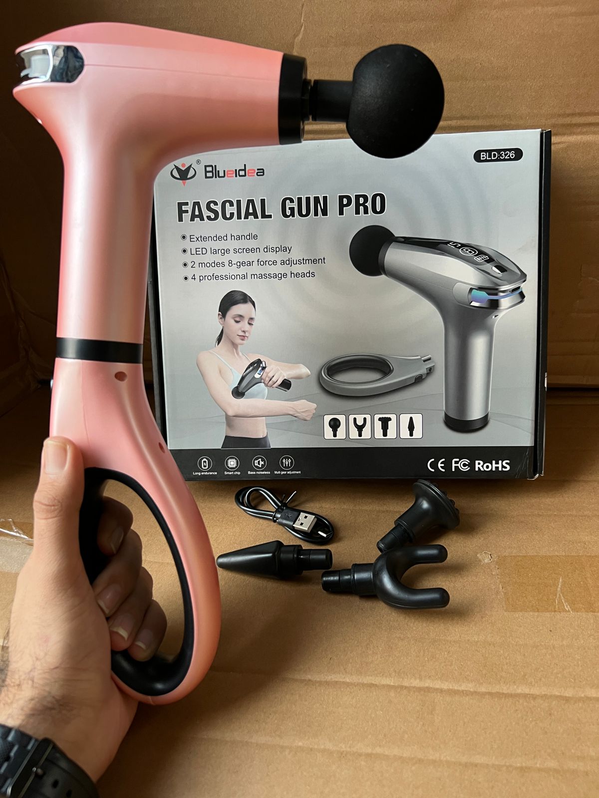 Muscle Massage Gun,Powerland Quiet Massage Gun Deep Tissue Percussion Massager,100% New