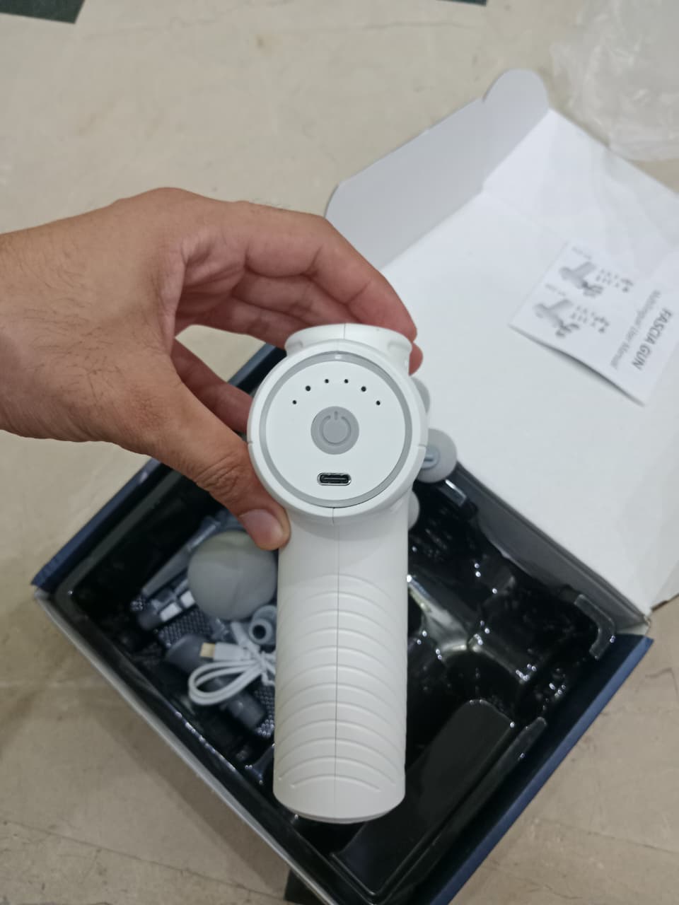 7 Headed Fascia Massage Gun | Deep Tissue Muscle Massager
