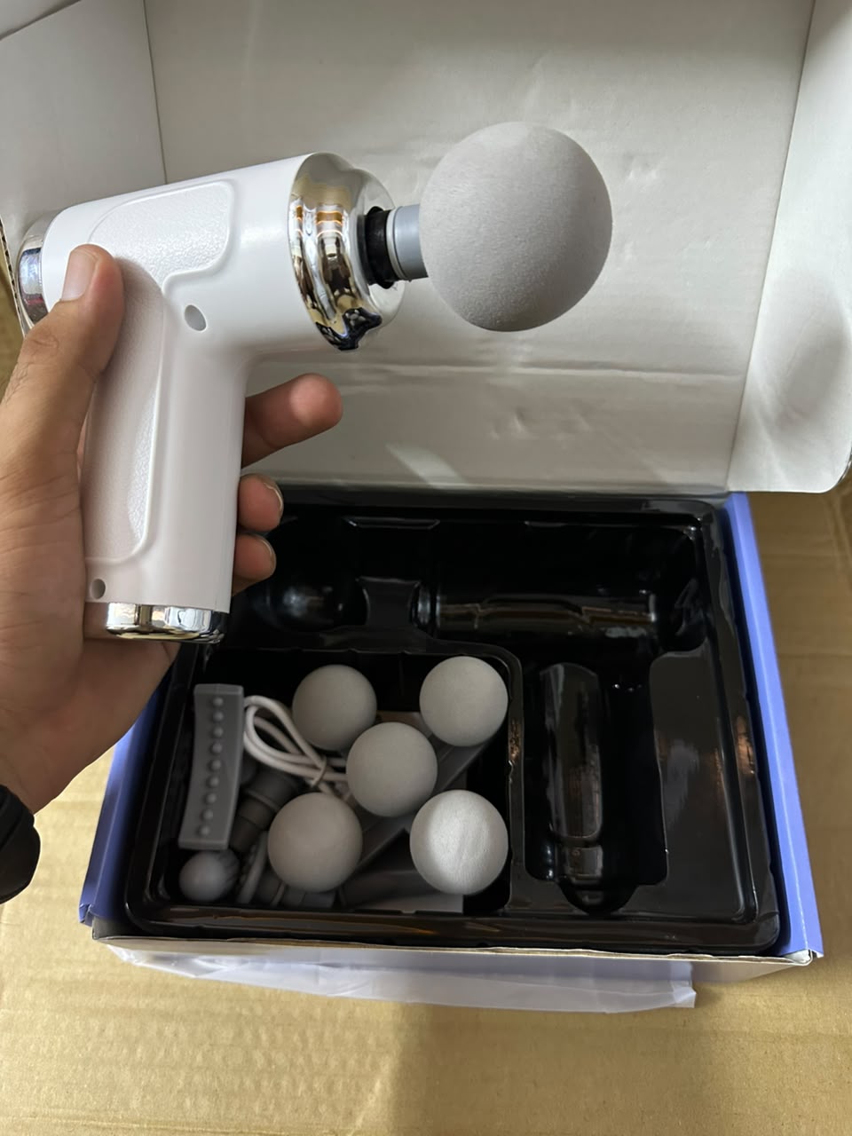 5 Headed Fascia Massage Gun | Deep Tissue Muscle Massager