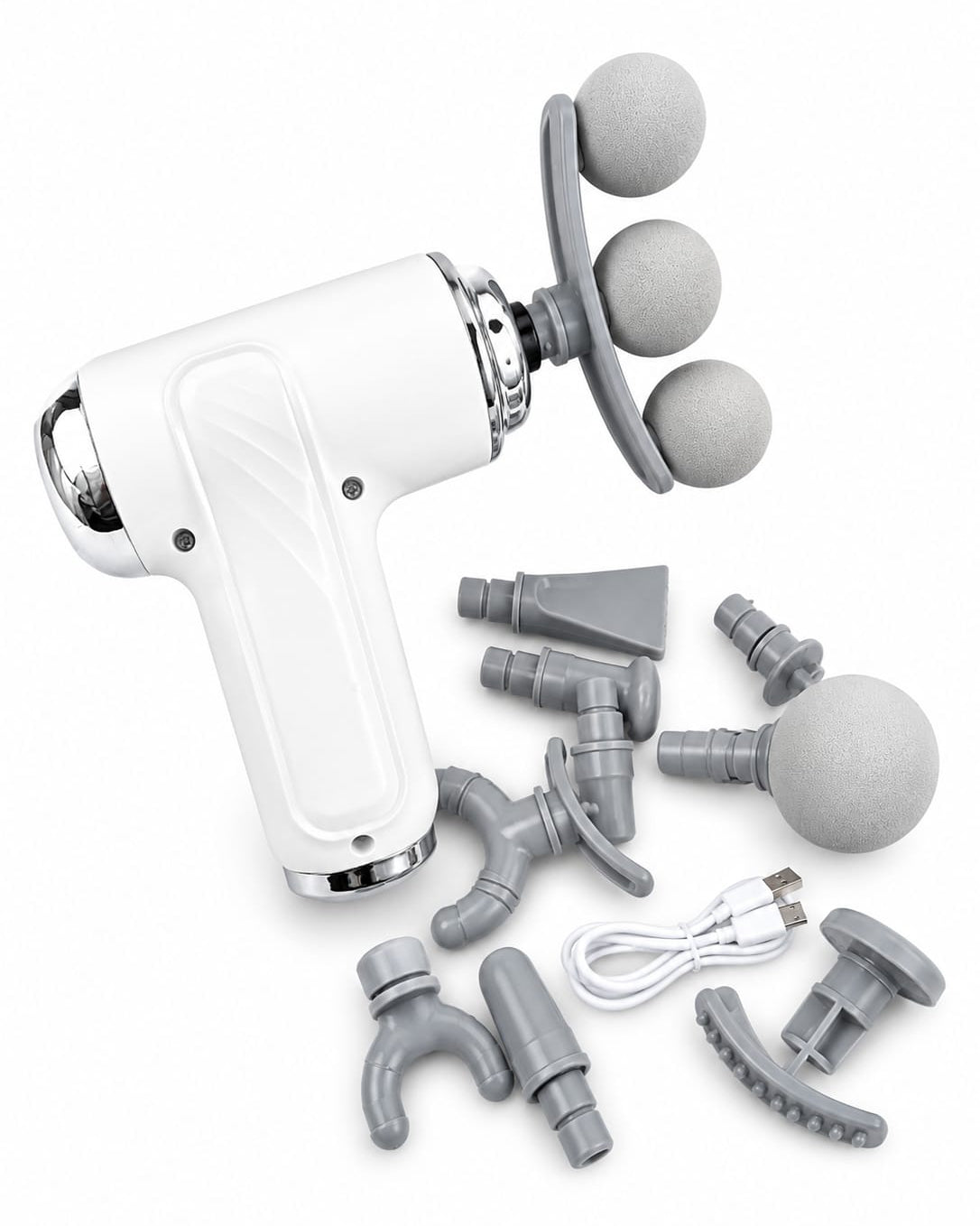 Multi Heads Fascia Massage Gun