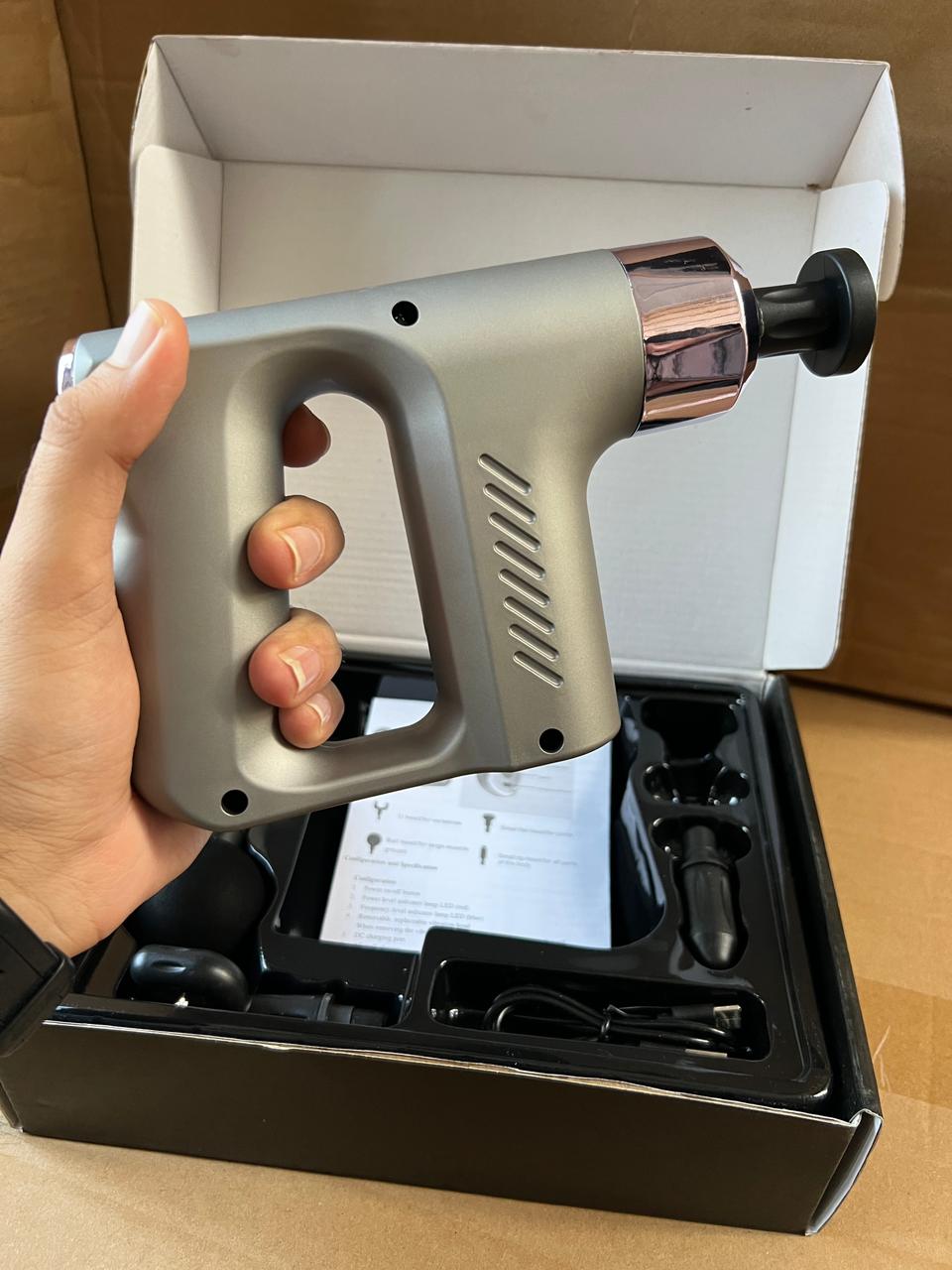 5in1 Powerful Double handled Fascial Massage Gun