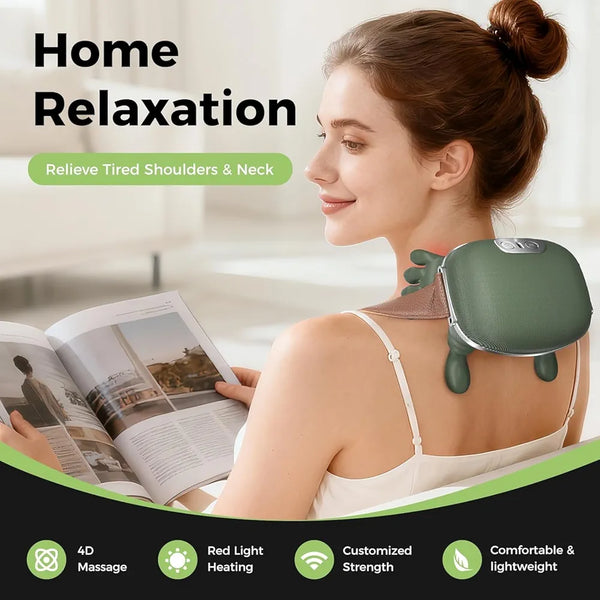 Neck and Back Massager, 3 Massage Mode, 2 Heat Function, Heated Neck & –  City Bazaar